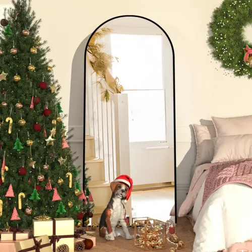 آركا مرآة ستاند كاملة الطول ذات إطار مقوس