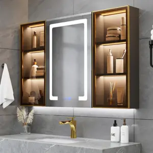 Zidak illuminated mirror and bathroom cabinet - Image 6
