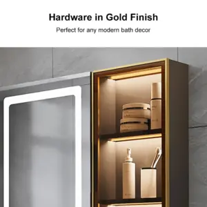 Zidak illuminated mirror and bathroom cabinet - Image 7