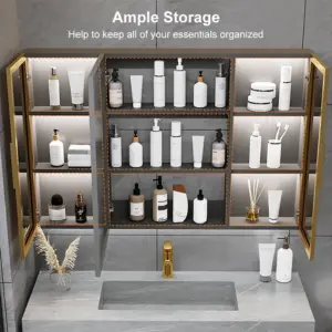 Zidak illuminated mirror and bathroom cabinet - Image 10