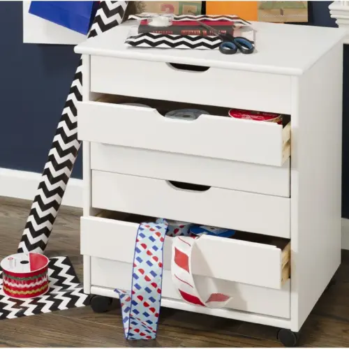 Breshay 6 Drawer Rolling Storage Chest