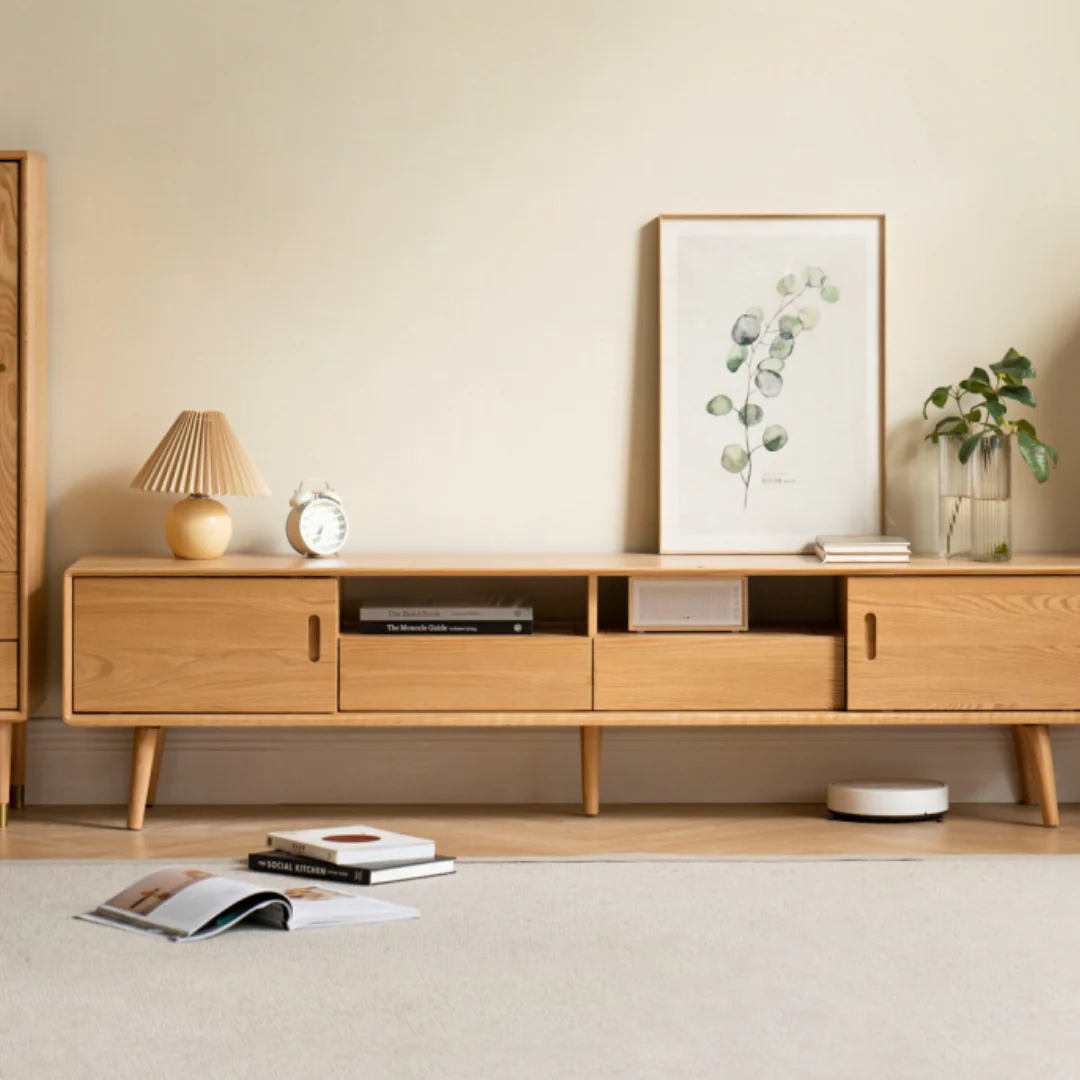 ترابيزة تليفزيون خشب طبيعي ريكا ترابيزة تليفزيون خشب طبيعي ريكا