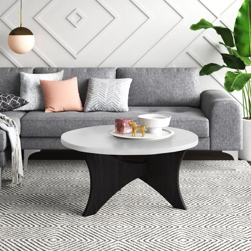 ويلمر طاولة قهوة مستديرة 3 أرجل Wilmer Round 3-Legged Coffee Table - Image 1