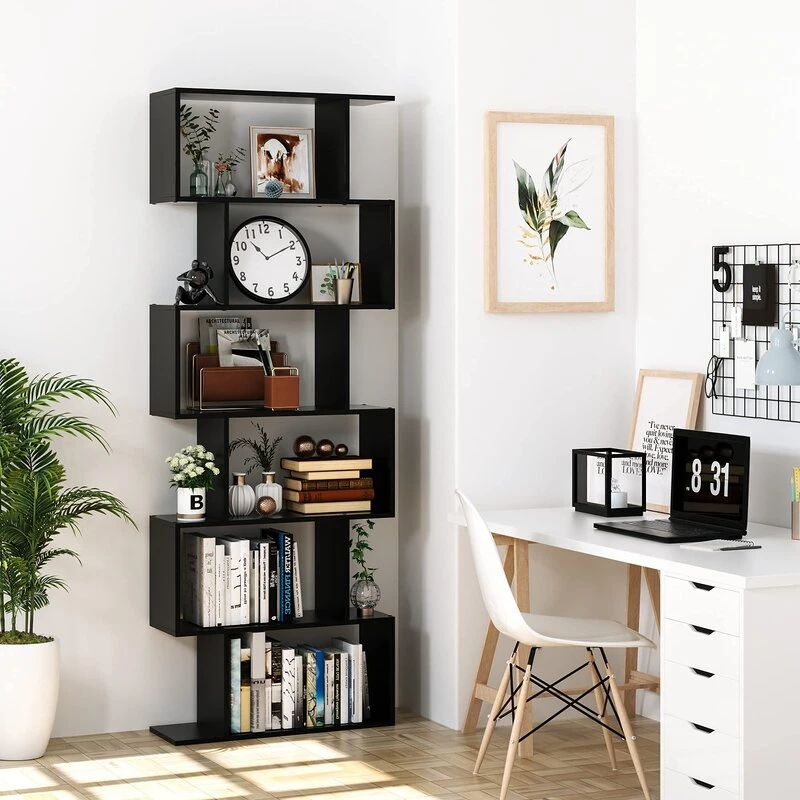 بيساو وحدة تخزين كتب 6 أرفف Besao 6-Shelf Bookcase - Image 1