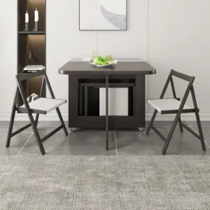 Sai folding dining table with 4 chairs - Image 10