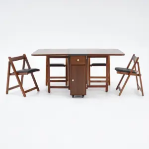 Sai folding dining table with 4 chairs - Image 20