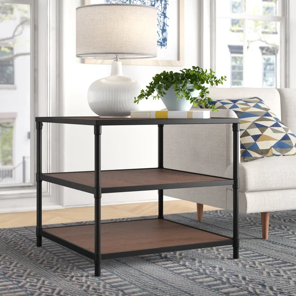 أريس طاولة جانبية خشب طبيعي أريس طاولة جانبية خشب طبيعي