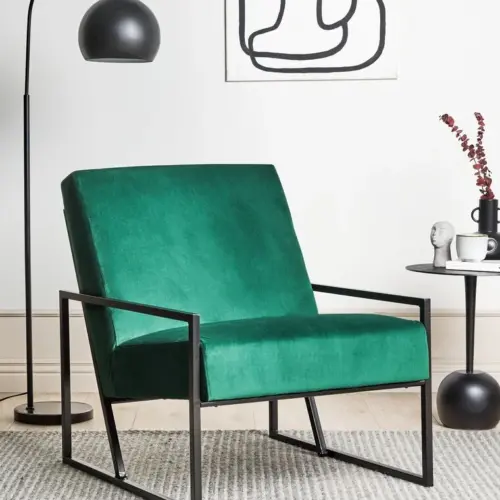 ديلارى كرسى خشب طبيعى بذراعين