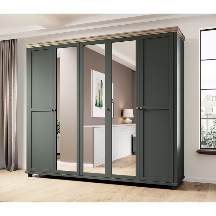 دولاب إمانويلا خشب طبيعي مع مرآه دولاب إمانويلا خشب طبيعي مع مرآه