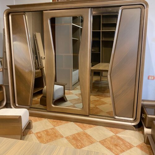 غرفة نوم برونز غرفة نوم مودرن خشب زان