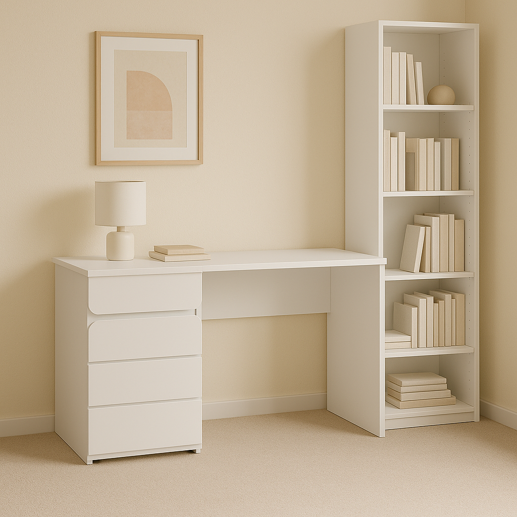 مكتب دراسة أيرو درج و ضلفه خشب طبيعي2 مكتب دراسة أيرو درج و ضلفه خشب طبيعي